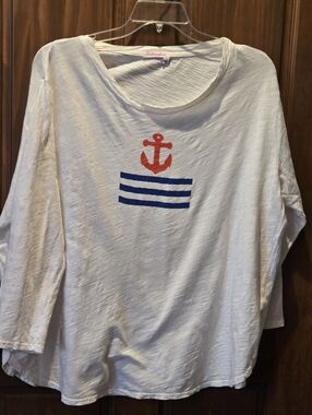 fresh produce White Top with Nautical Logo